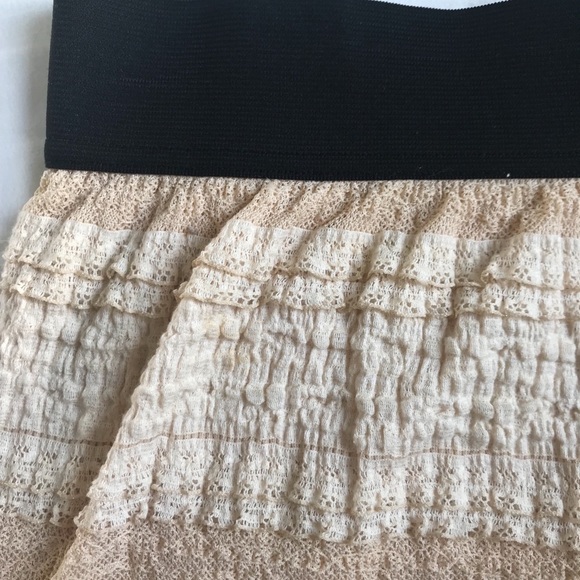 Free People Lacey Mini Skirt w/ Stretchy Waist - Picture 4 of 6